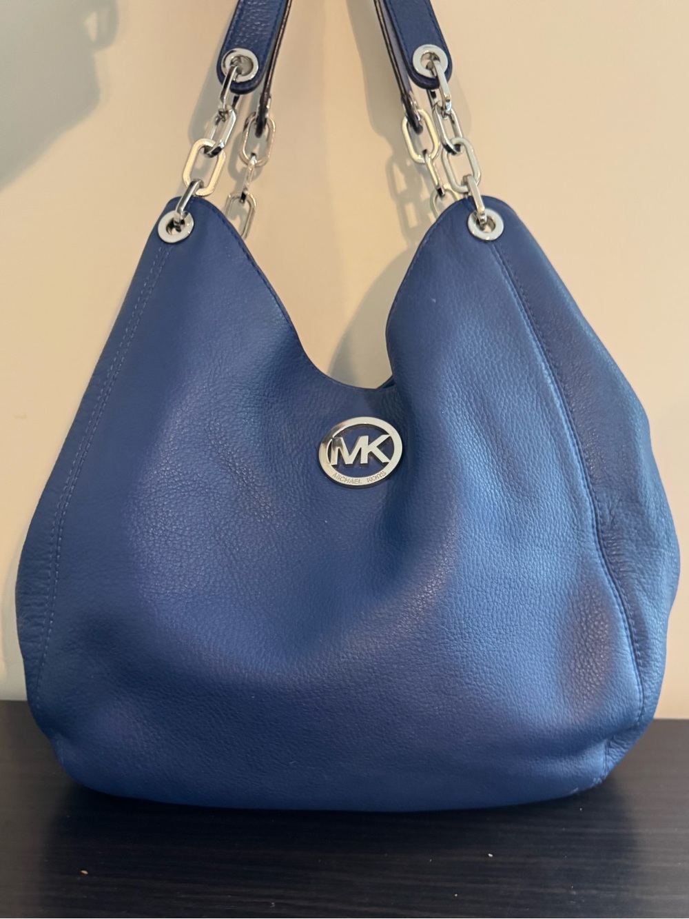 Michael Kors blue purse